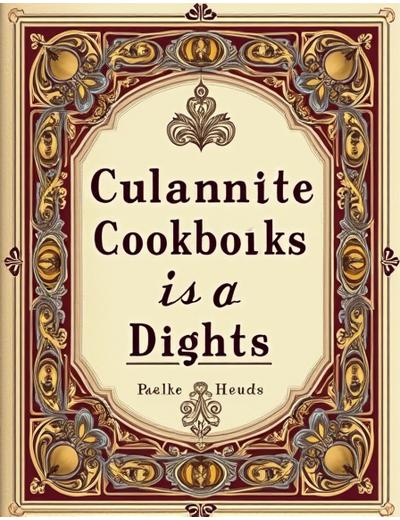 Couverture de livre de cuisine illustrée avec des motifs traditionnels français.
